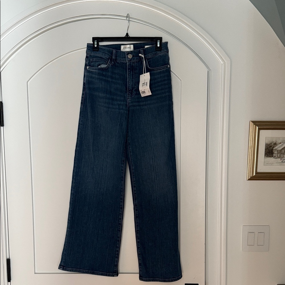 Frame Denim Dark Blue Flare Jeans